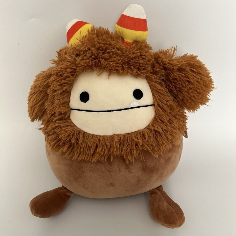 Halloween Squishmallows 12" Benny Bigfoot Candy Corn Kellytoy Plush Ed 2022